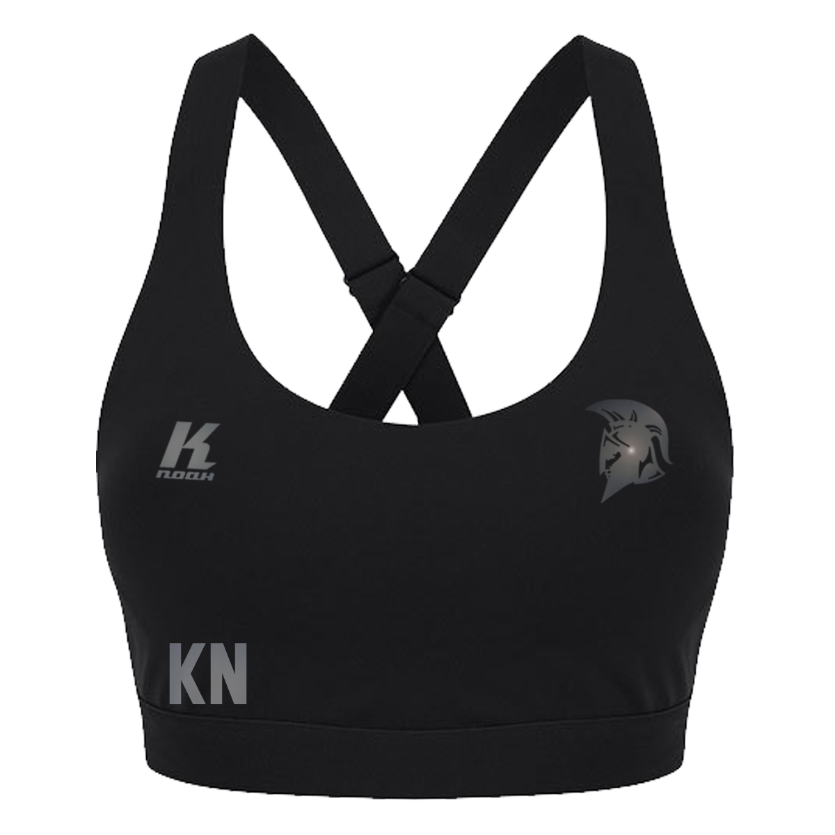 Spartans "Blackline" Womens Impact Core Bra TL371 with Initials/Playernumber