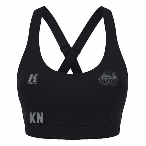 Thunder "Blackline" Womens Impact Core Bra TL371 with Initials/Playernumber