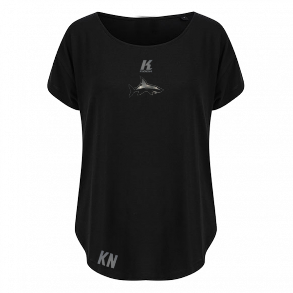 Sharks "Blackline" Womens Sports Tee TL527 with Initials/Playernumber