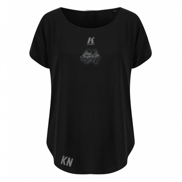 Thunder "Blackline" Womens Sports Tee TL527 with Initials/Playernumber