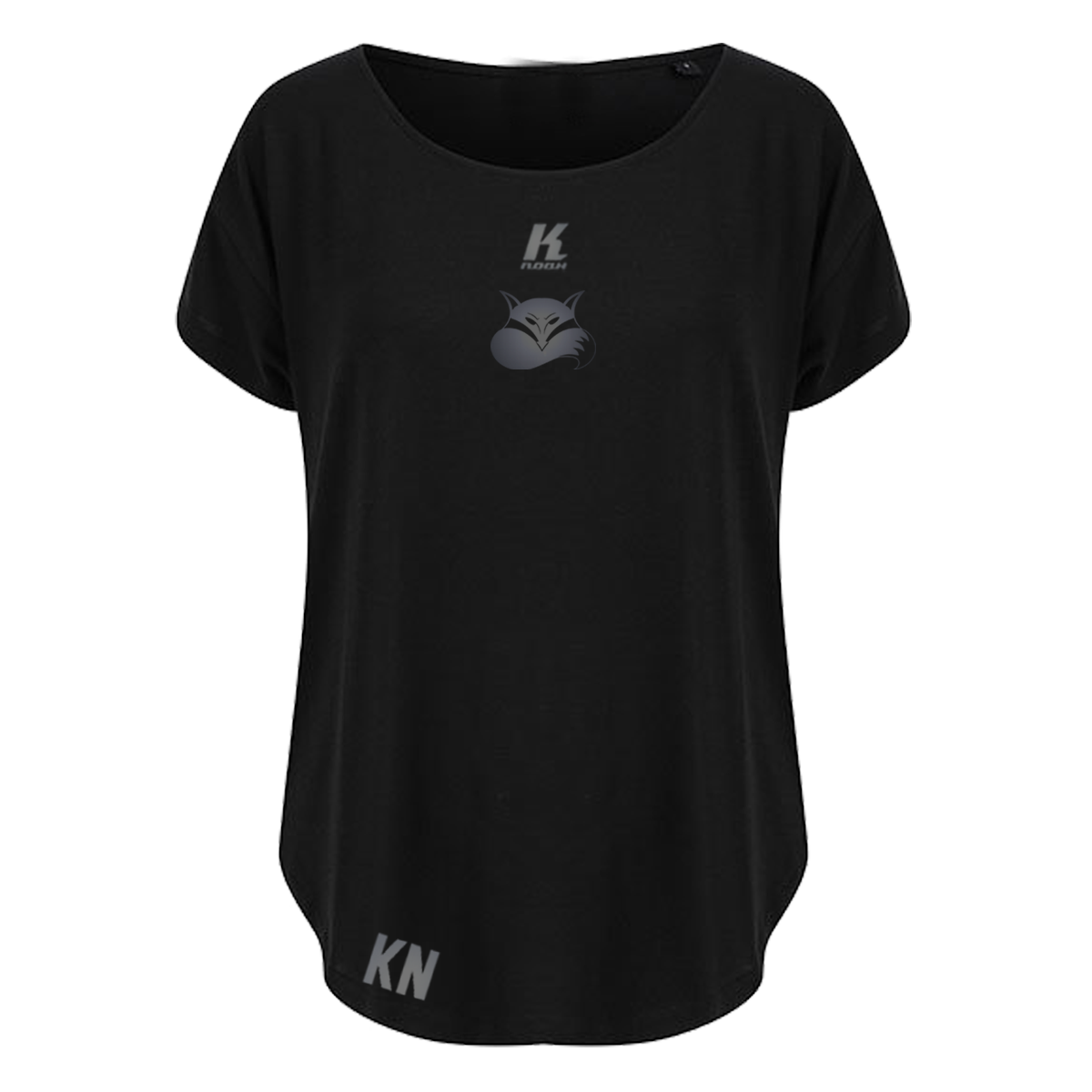 Foxes "Blackline" Womens Sports Tee TL527 with Initials/Playernumber