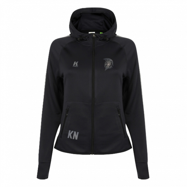 Spartans "Blackline" Womens Zip Hoodie TL551 with Initials/Playernumber