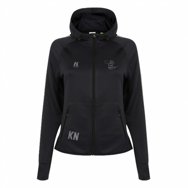 Hornets "Blackline" Womens Zip Hoodie TL551 with Initials/Playernumber
