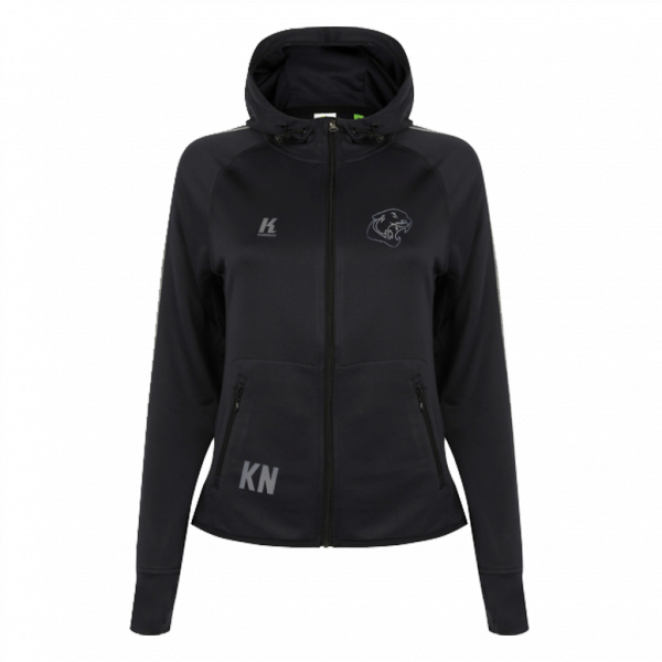 Cougars "Blackline" Womens Zip Hoodie TL551 with Initials/Playernumber