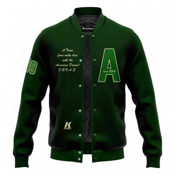 Day 11: "K.Noah Athletics" Authentic Varsity Jacket with Playernumber/Initials