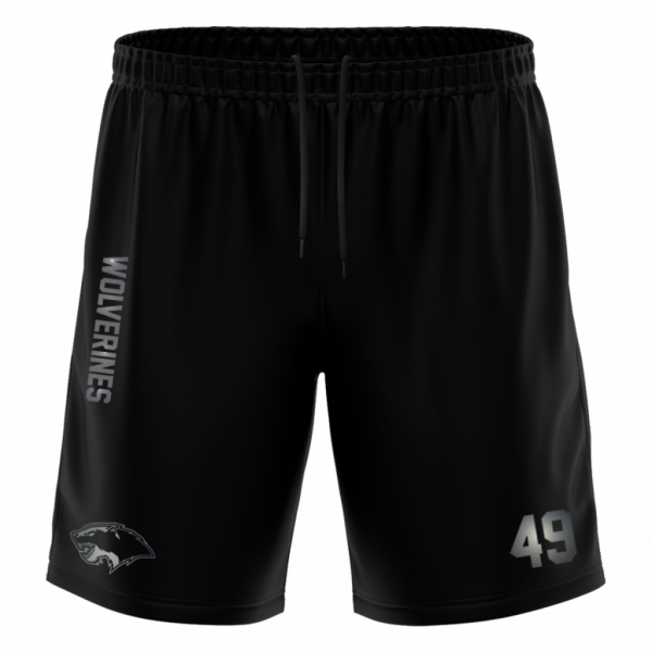 Wolverines "Blackline" Training Short with Playernumber or Initials
