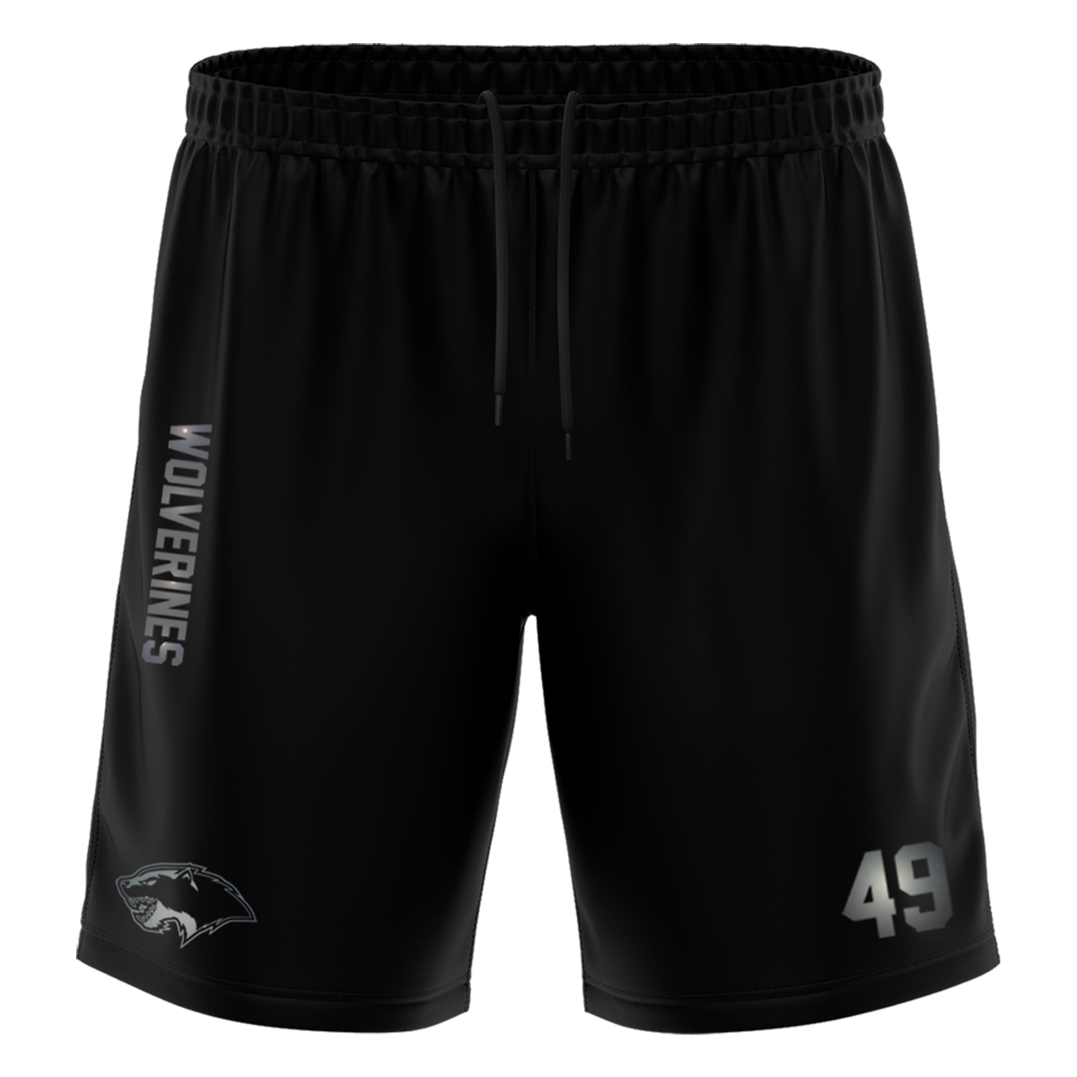 Wolverines "Blackline" Training Short with Playernumber or Initials