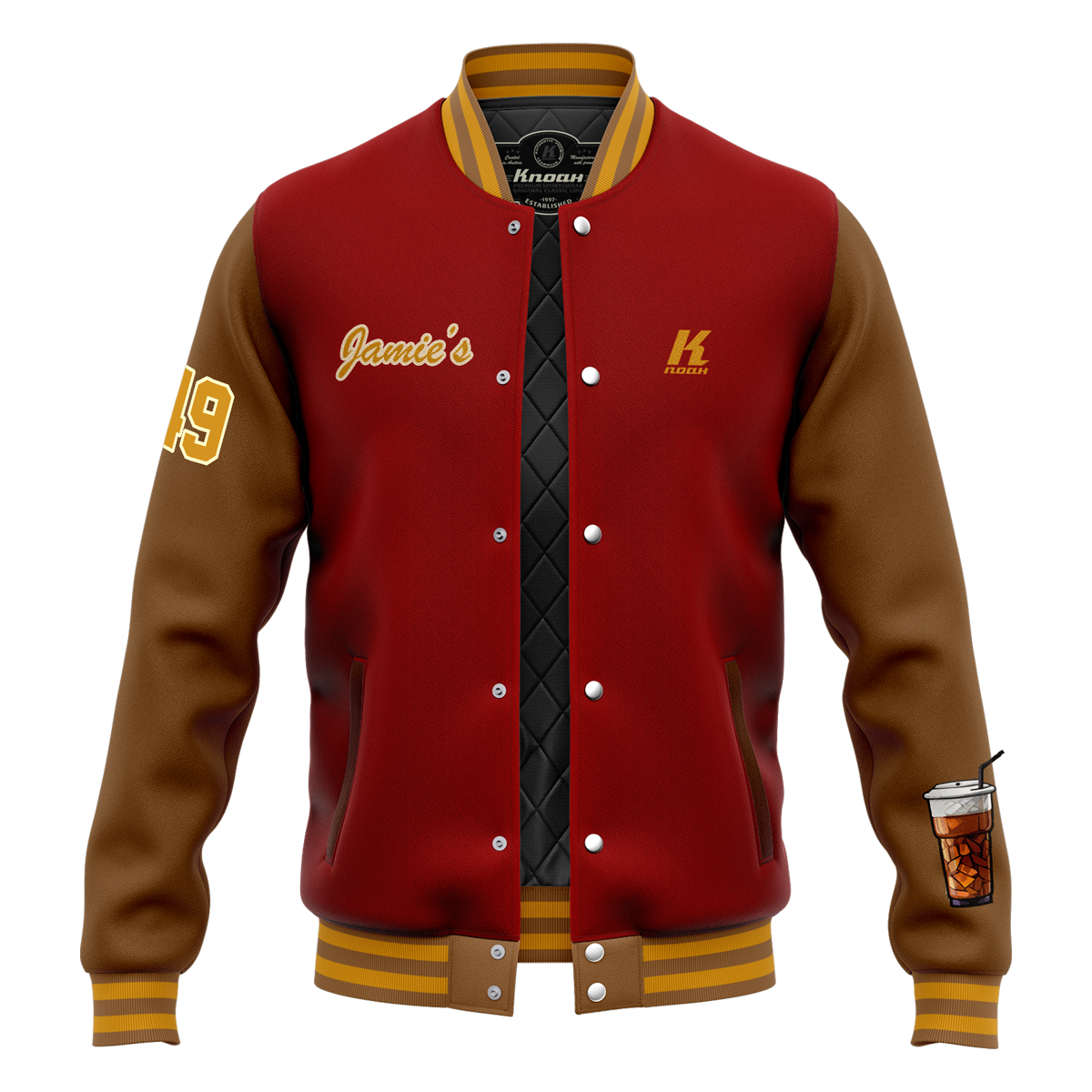 Day 5: "Jamie's Burger" Authentic Varsity Jacket with Playernumber/Initials
