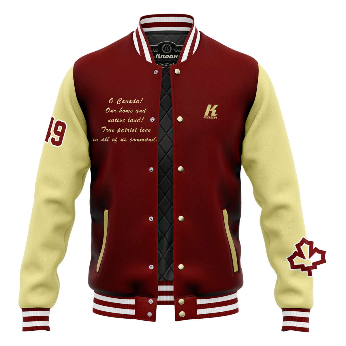 Day 22: "Canada" Authentic Varsity Jacket with Playernumber/Initials