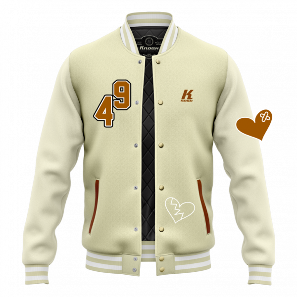 Day 2: "Hearts" Authentic Varsity Jacket with Playernumber/Initials