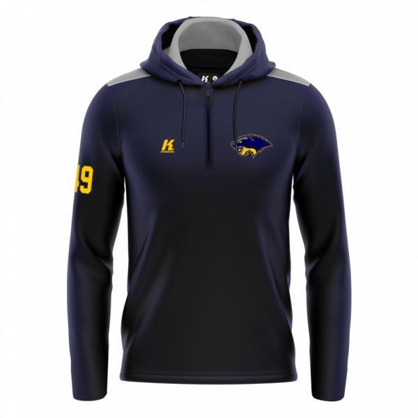 Wolverines K.Tech-Fiber Hoodie “Heritage” with Playernumber/Initials