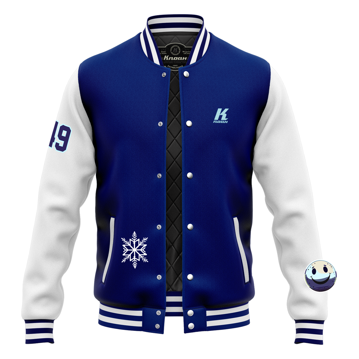 Day 7: "Icy Dreams" Authentic Varsity Jacket with Playernumber/Initials