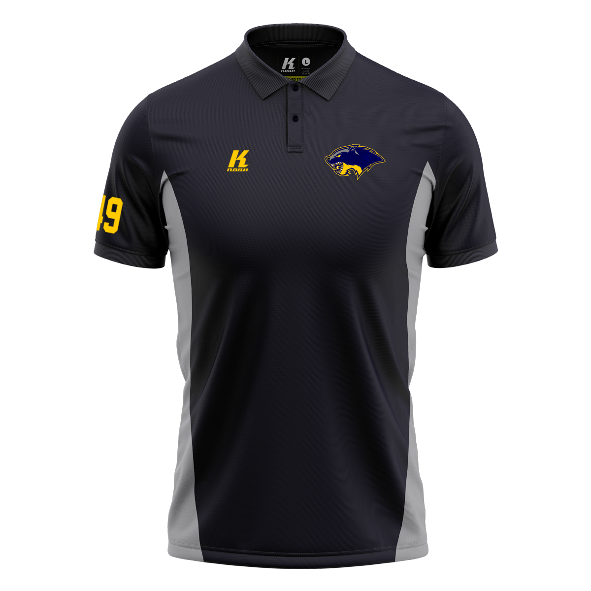 Wolverines K.Tech-Fiber Polo “Gameday” with Playernumber/Initials