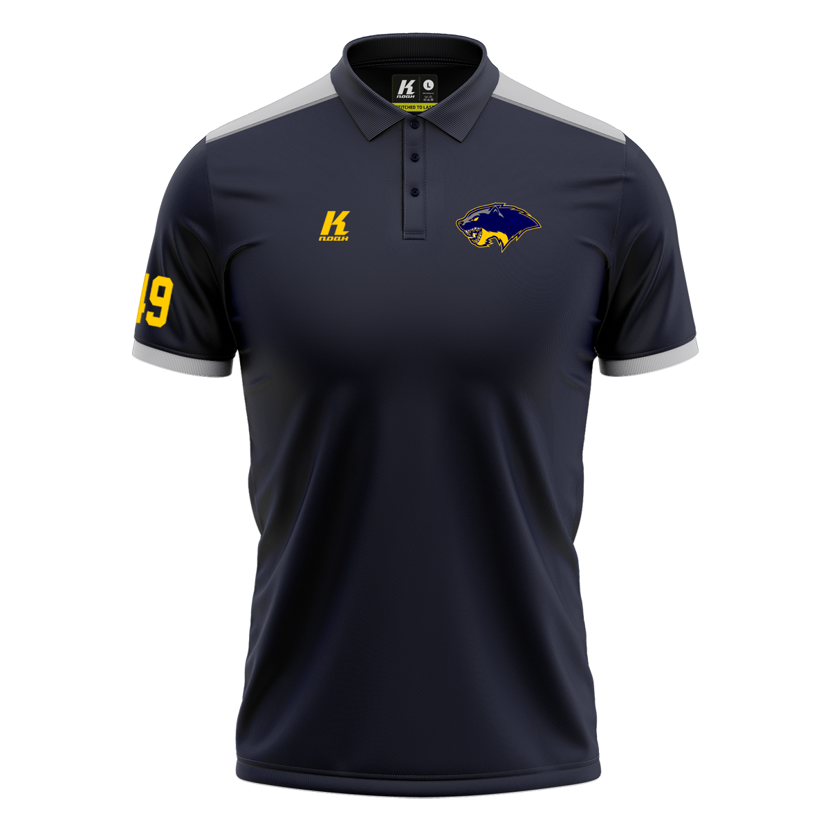 Wolverines K.Tech-Fiber Polo “Heritage” with Playernumber/Initials