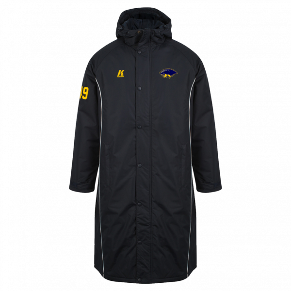 Wolverines Sideline Sub Coat with Playernumber/Initials
