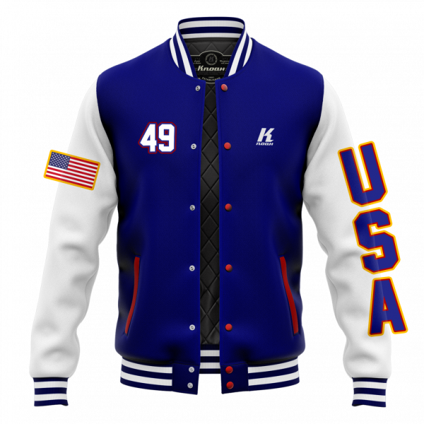 Day 13: "Stars and Stripes" Authentic Varsity Jacket with Playernumber/Initials