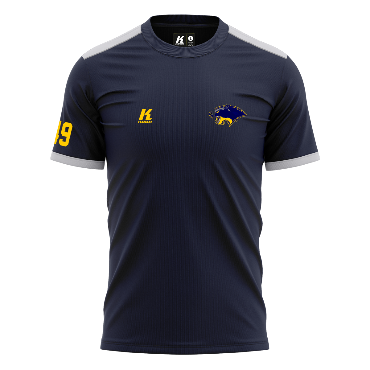 Wolverines K.Tech-Fiber T-Shirt “Heritage” with Playernumber/Initials