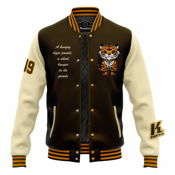 Day 1: "Tigers" Authentic Varsity Jacket with Playernumber/Initials