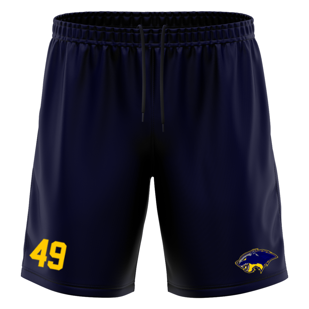 Wolverines Training Short with Playernumber or Initials