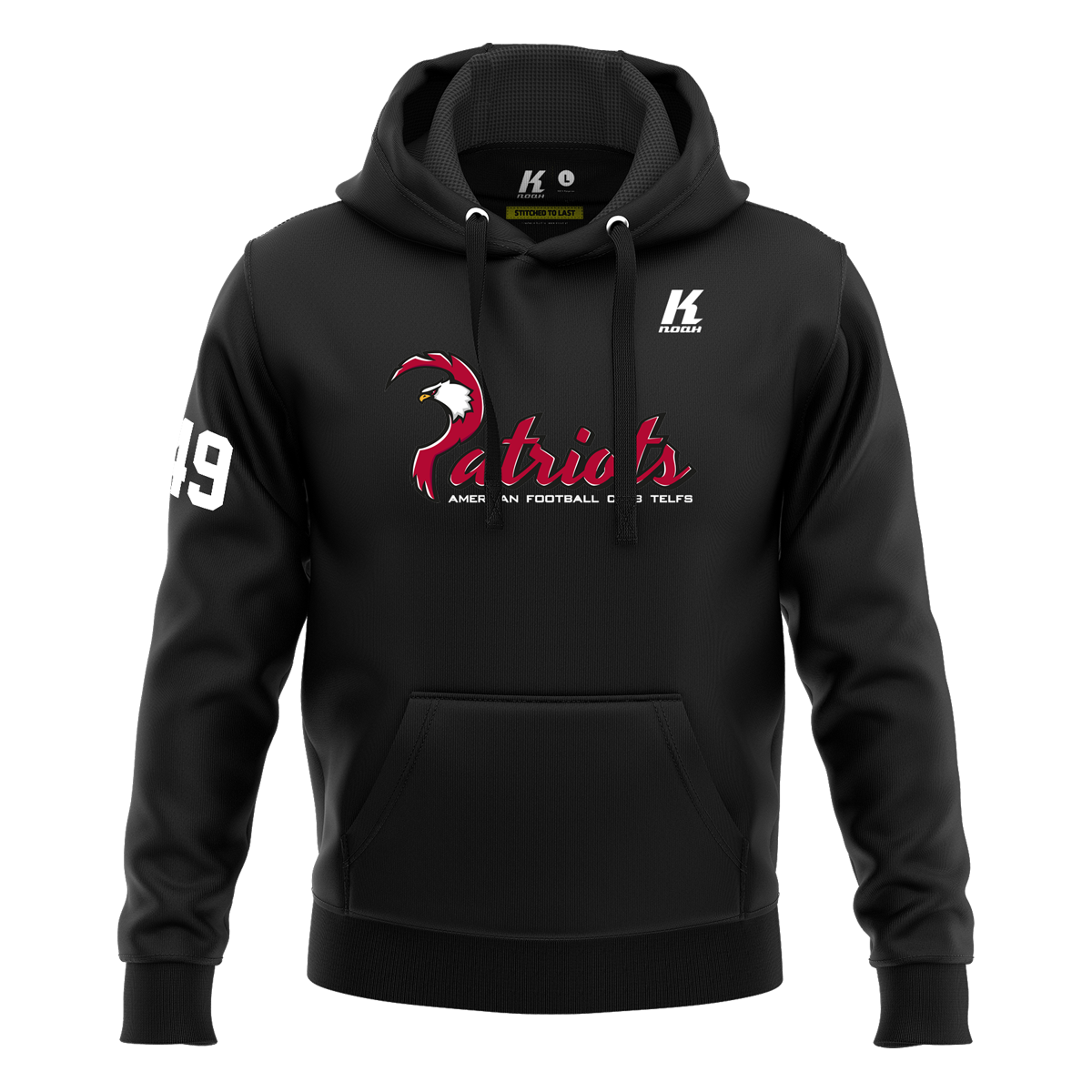 Patriots Basic Hoodie Essential with Playernumber/Initials