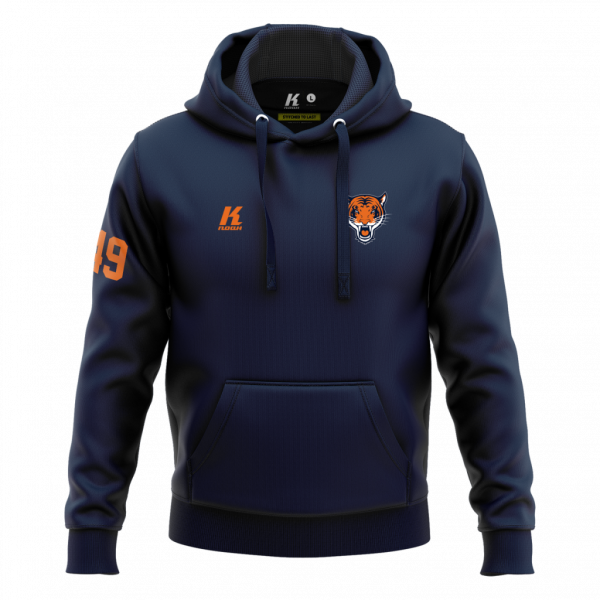 Tigers Basic Hoodie Primary with Playernumber/Initials