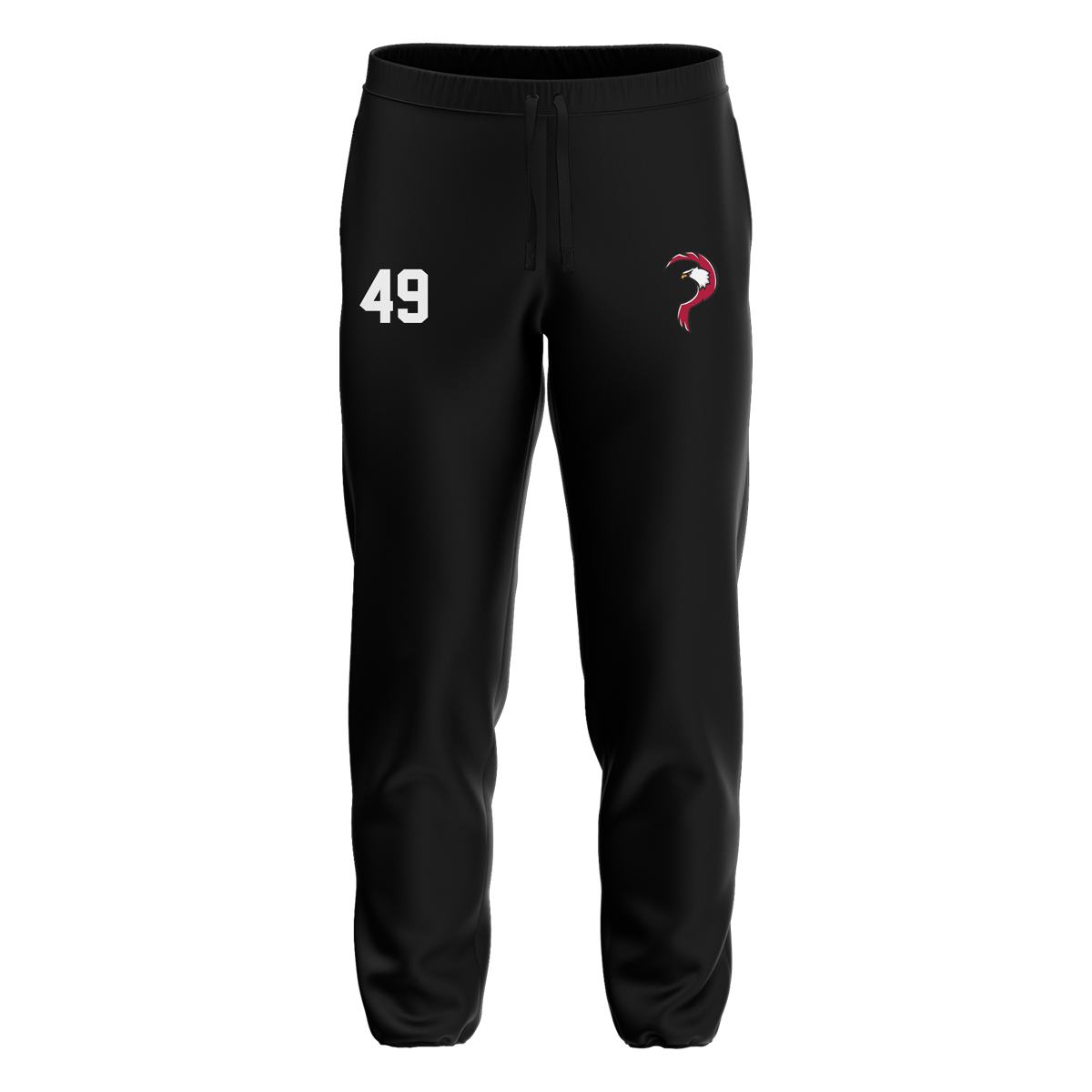 Patriots Basic Sweatpant with Cuffs ST793 with Playernumber/Initials