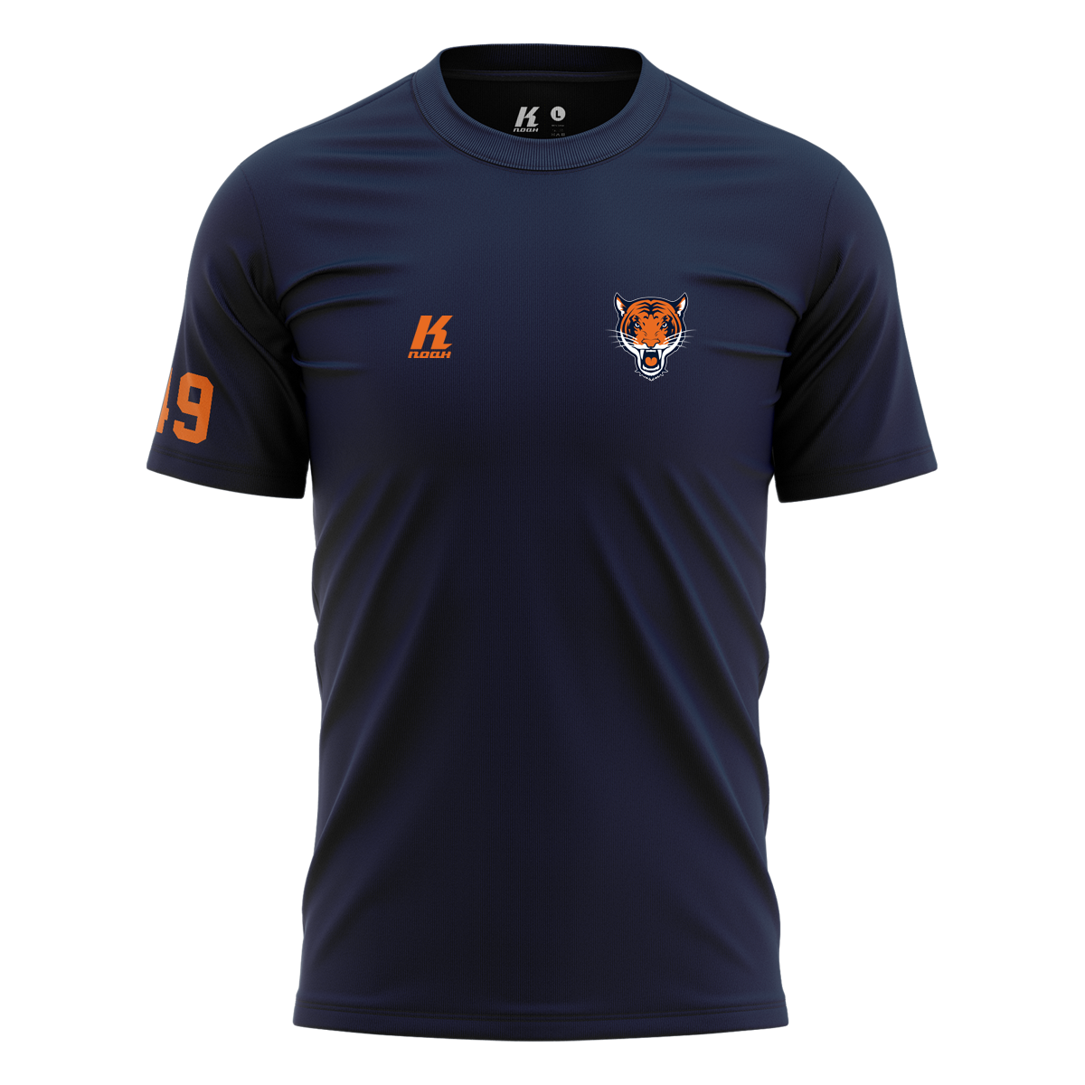 Tigers Basic Tee Primary with Playernumber/Initials