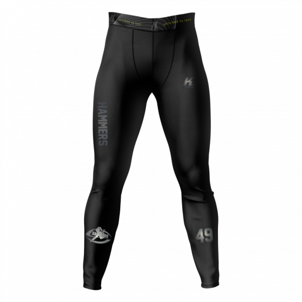 S-Hammers "Blackline" K.Tech Fiber Compression Pant BA0514 with Playernumber/Initials