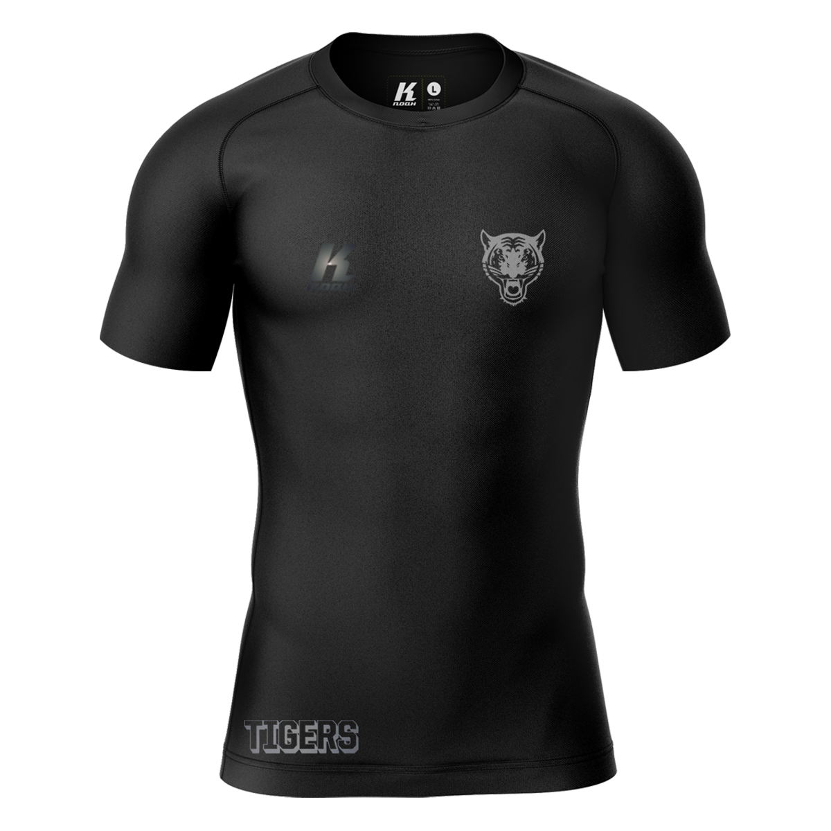 Tigers "Blackline" K.Tech Compression Shortsleeve Shirt