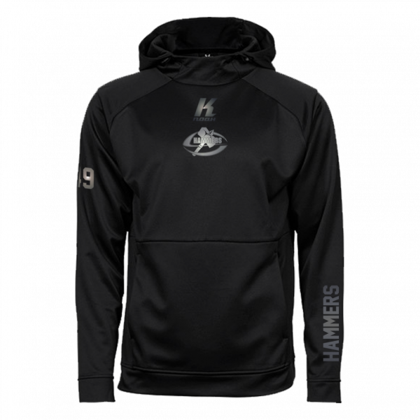 S-Hammers "Blackline" Performance Hoodie JH006 with Playernumber or Initials