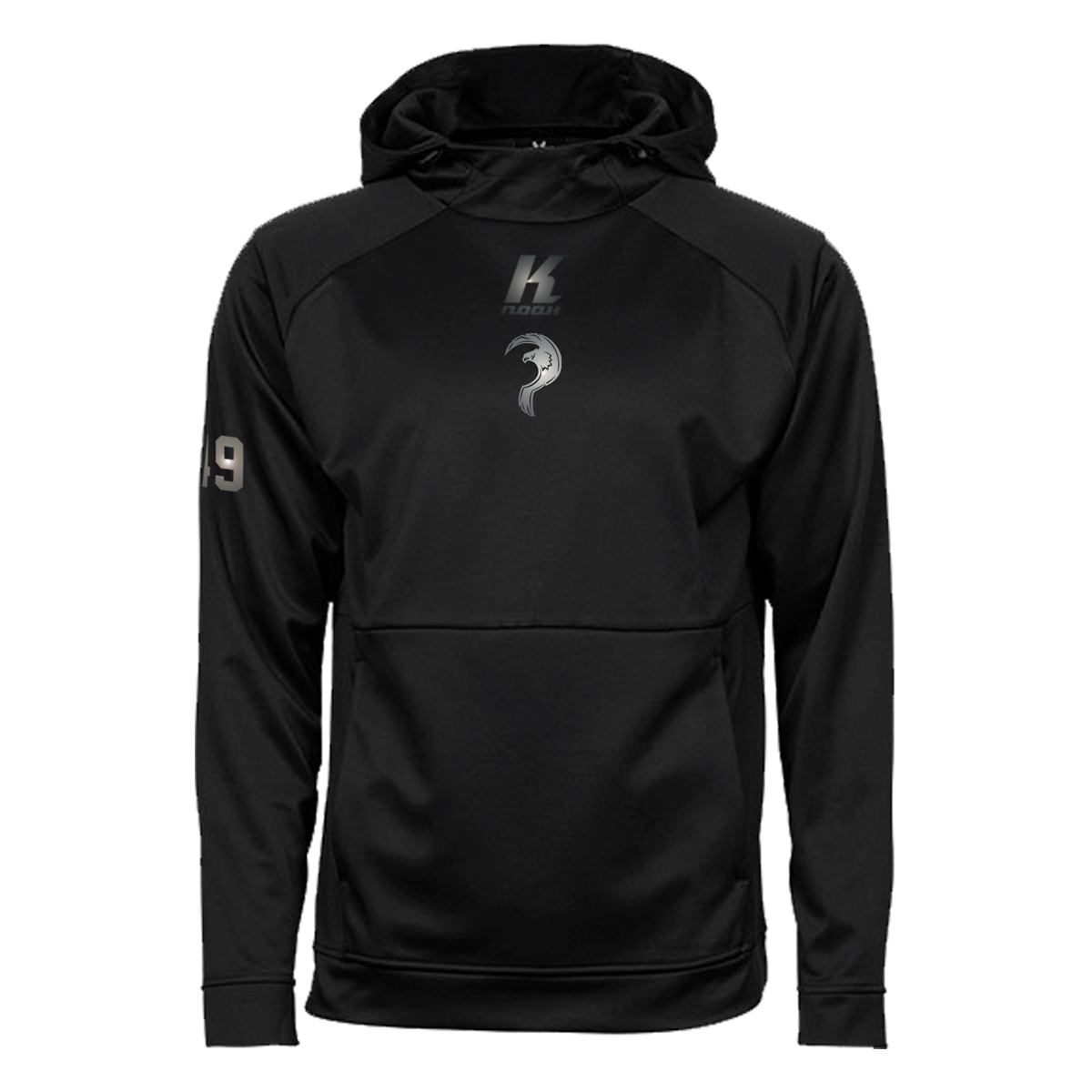 Patriots "Blackline" Performance Hoodie JH006 with Playernumber or Initials