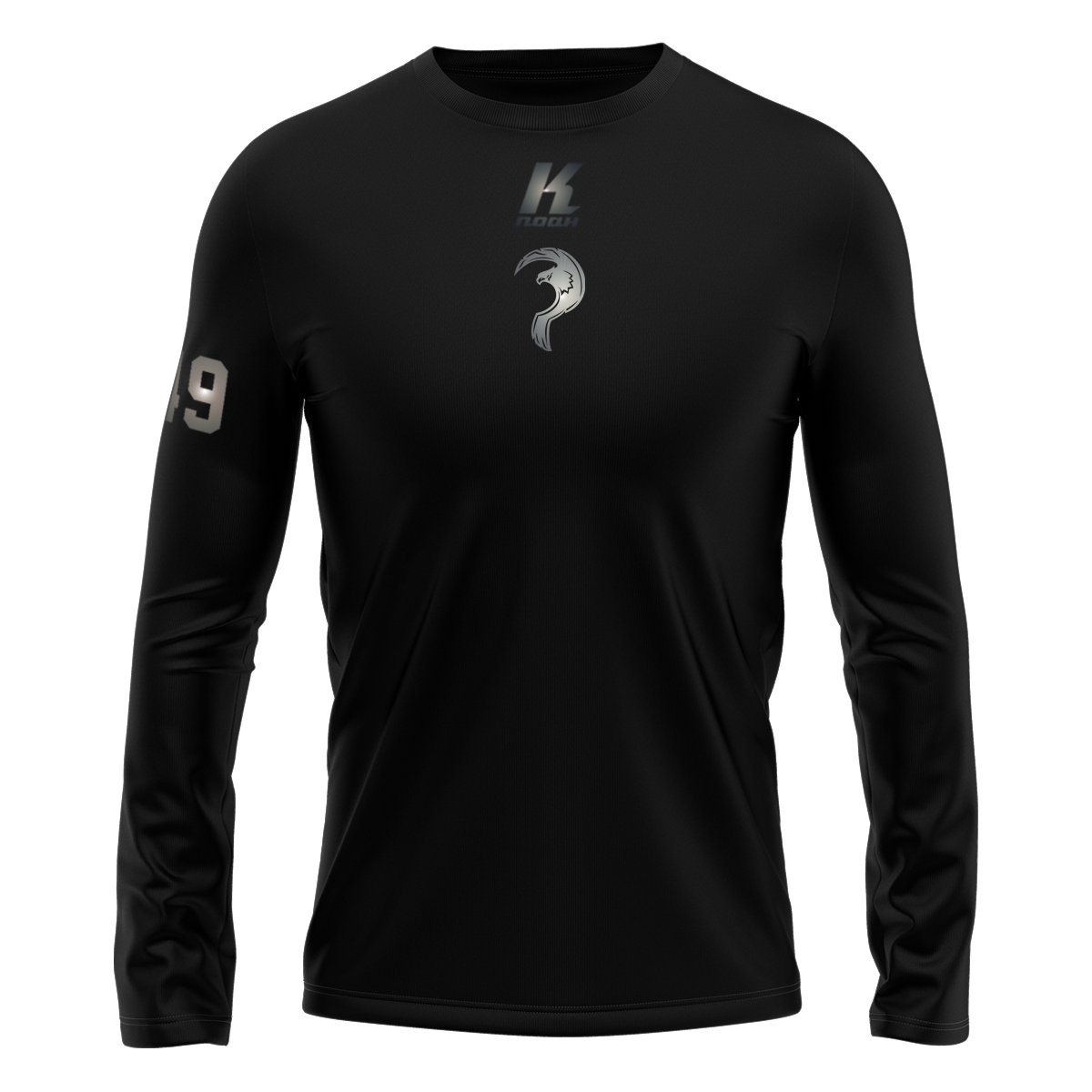 Patriots "Blackline" K.Tech Longsleeve Tee L02071 with Playernumber/Initials
