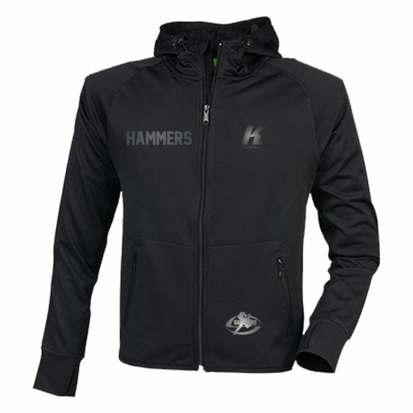 S-Hammers "Blackline" Zip Hoodie TL550 with Playernumber or Initials
