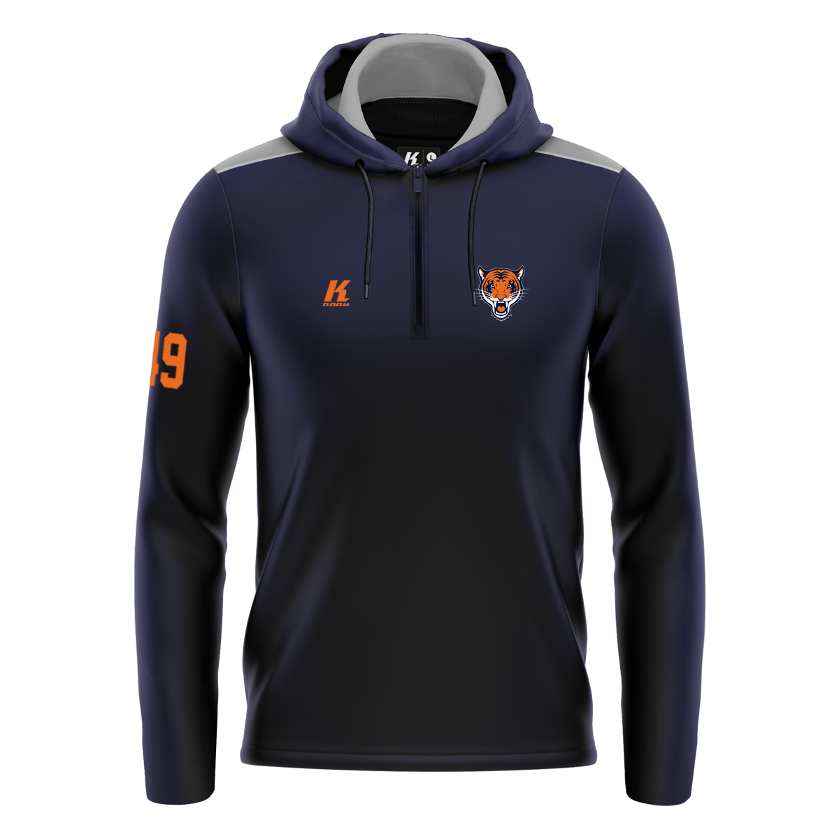 Tigers K.Tech-Fiber Hoodie “Heritage” with Playernumber/Initials