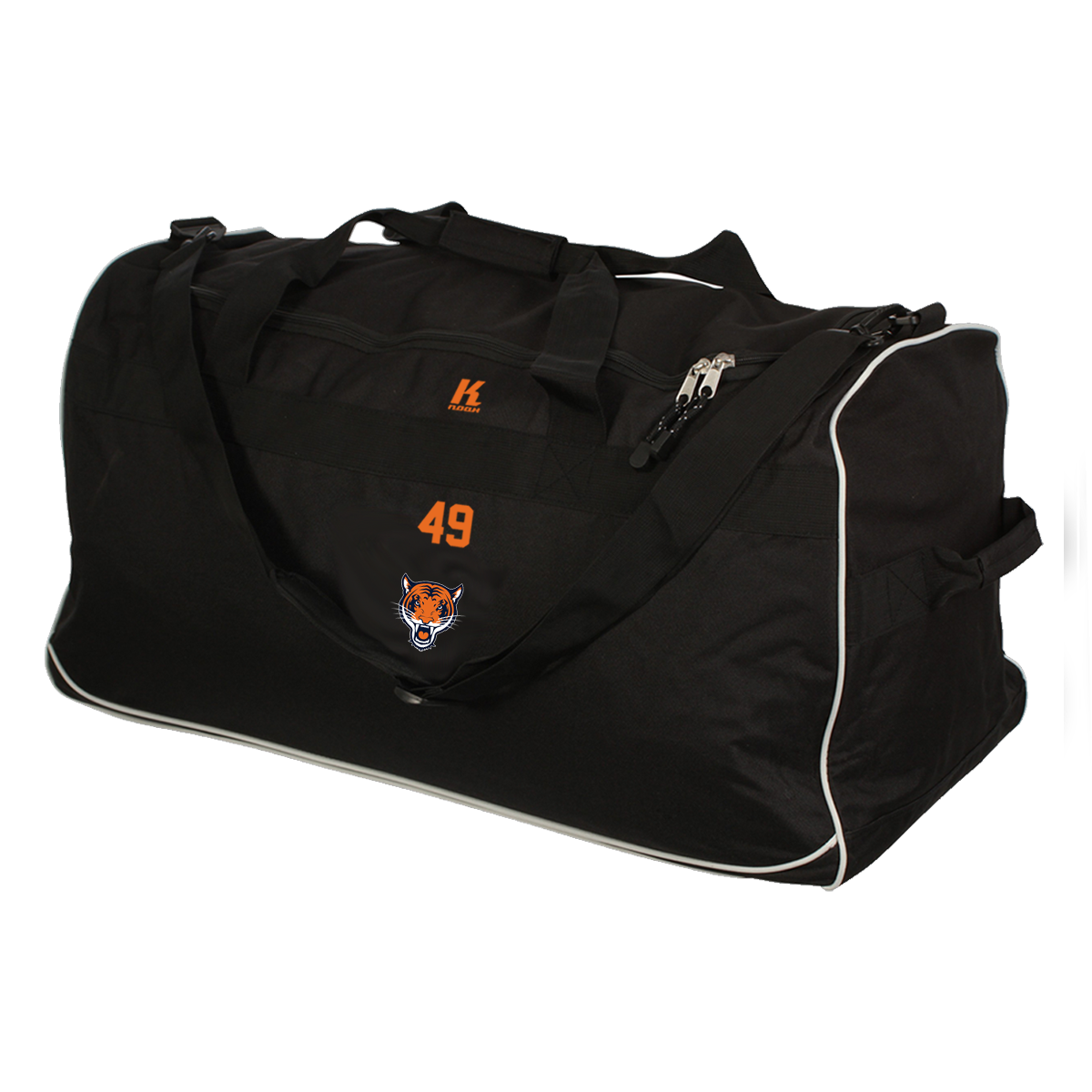Tigers Jumbo Team Kitbag with Playernumber or Initials
