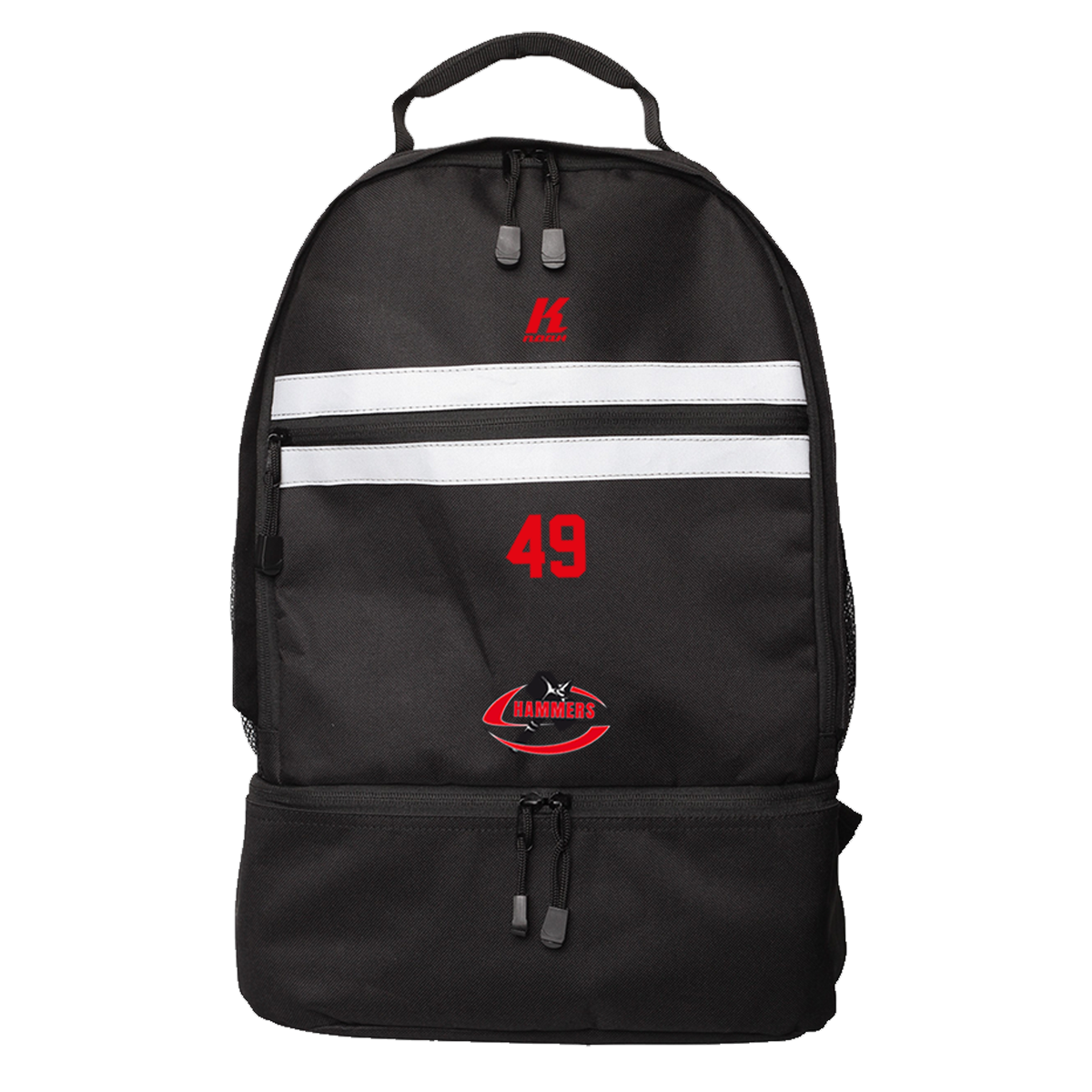 S-Hammers Players Backpack with Playernumber or Initials