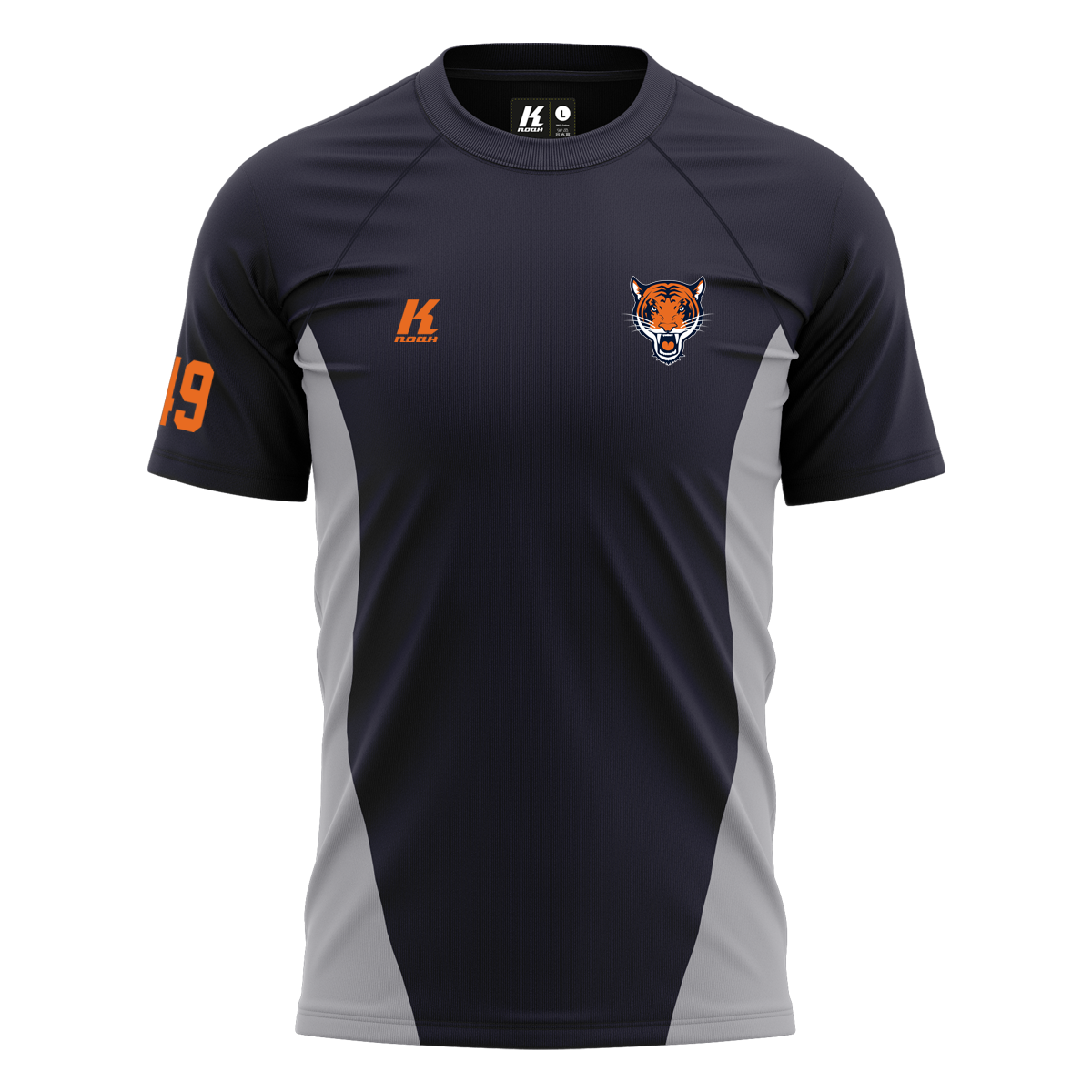 Tigers K.Tech-Fiber T-Shirt “Training” with Playernumber/Initials