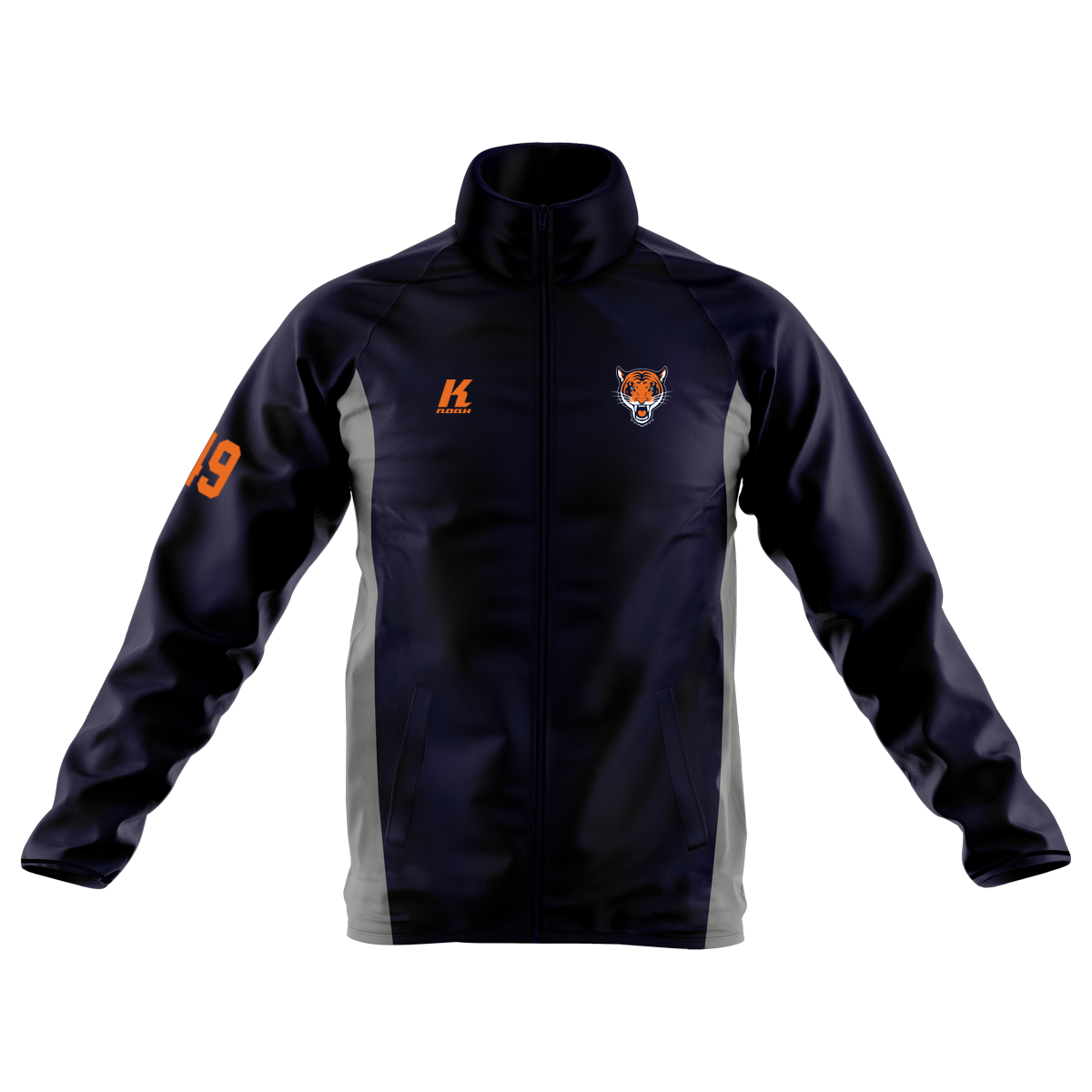 Tigers Team Tracksuit Top Windstop with Playernumber/Initials
