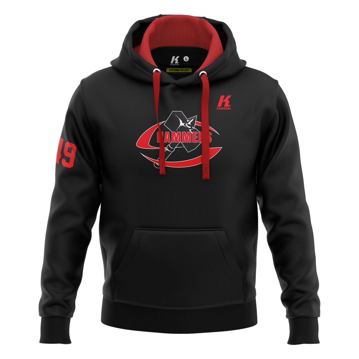 S-Hammers Varsity Hoodie Essential with Playernumber/Initials