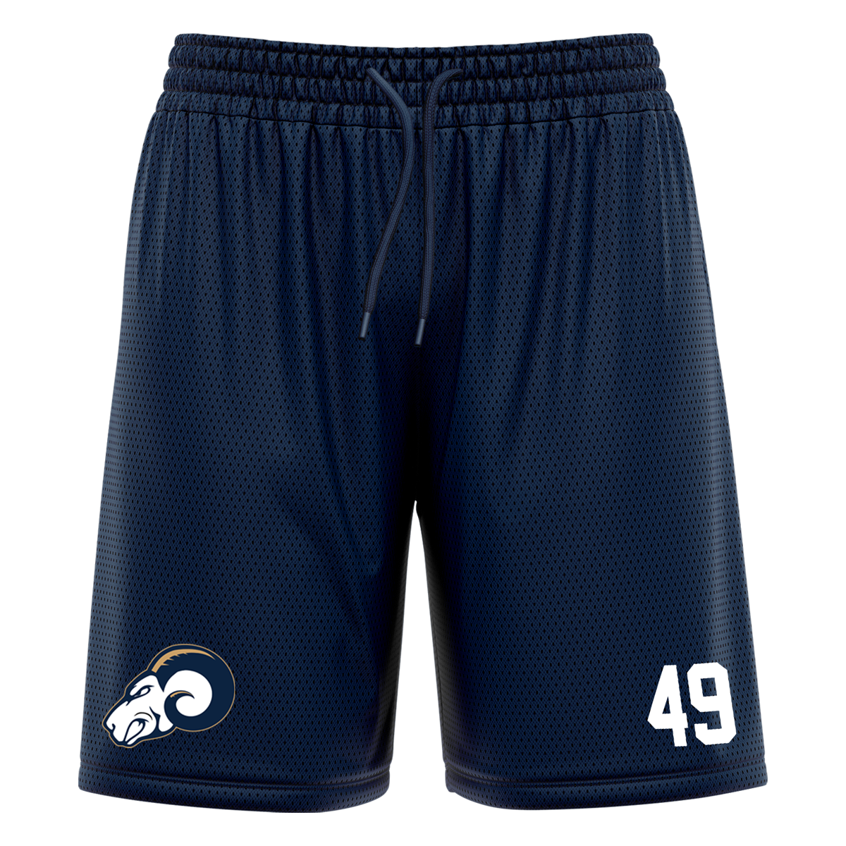 Rams Athletic Mesh-Short with Playernumber/Initials