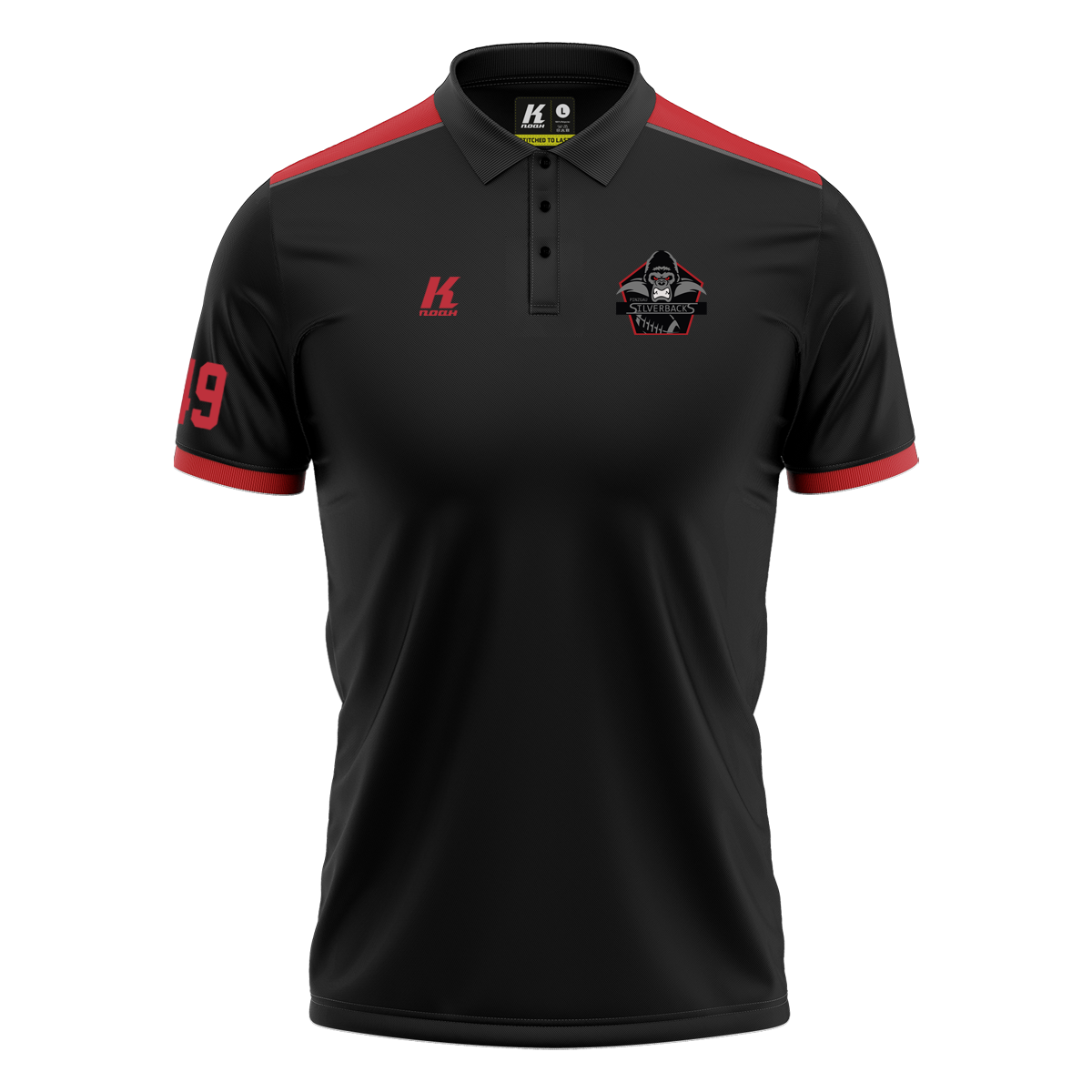 Silverbacks K.Tech-Fiber Polo “Heritage” with Playernumber/Initials