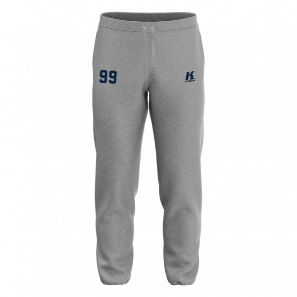 Rams Basic Sweatpant with Cuffs Grey ST793 with Playernumber/Initials