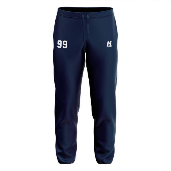 Rams Basic Sweatpant with Cuffs Navy ST793 with Playernumber/Initials