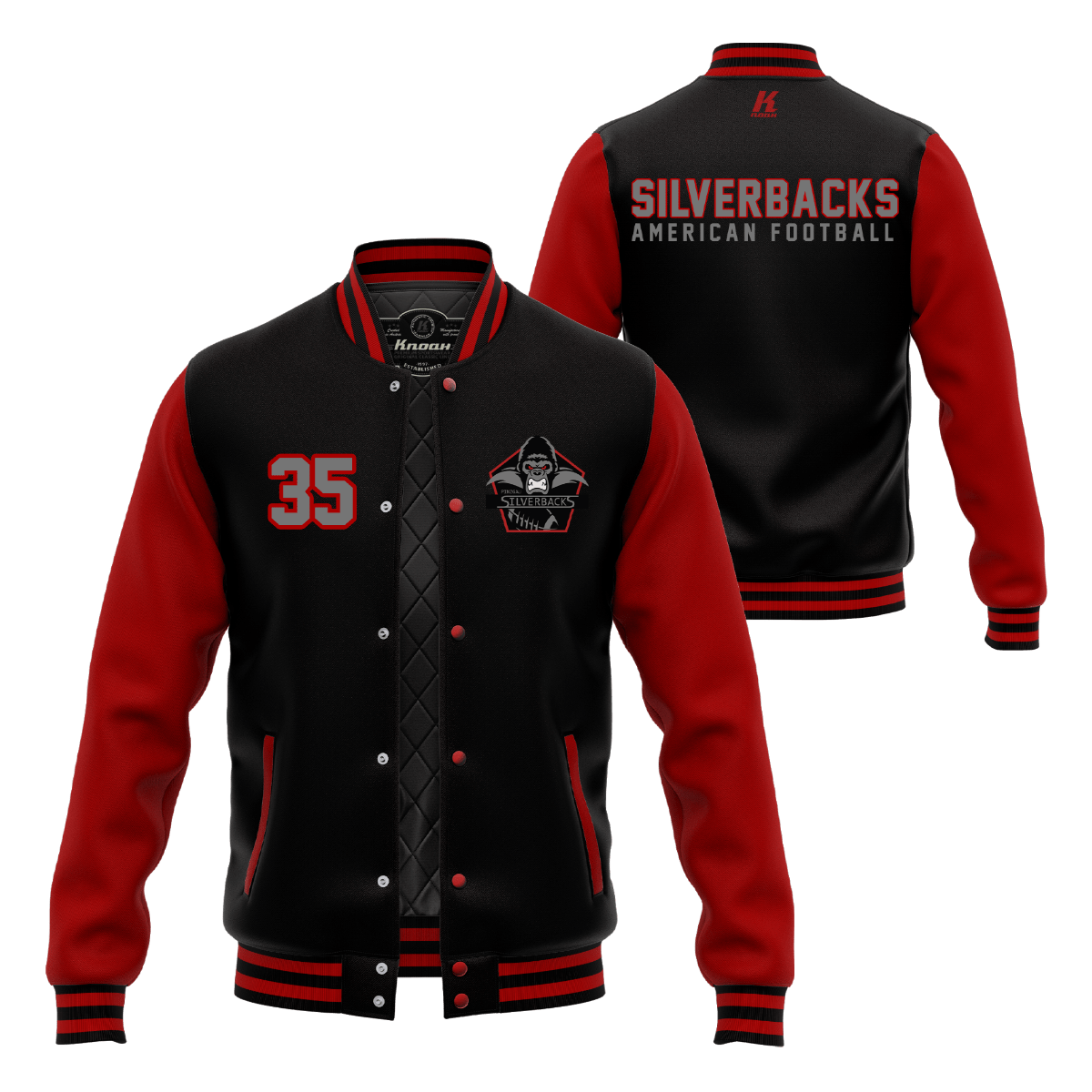 Pinzgau Silverbacks Signature Authentic Varsity Jacket
