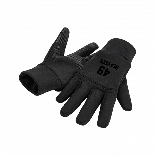 Biberach Beavers Blackline Softshell Sports Gloves