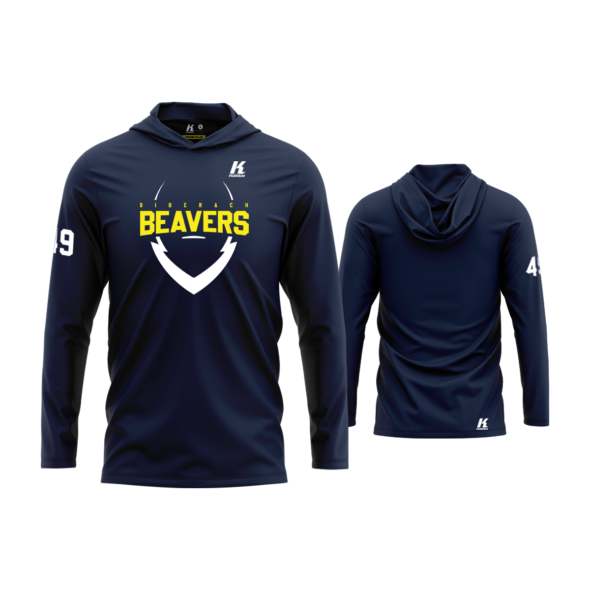 Biberach Beavers Core Hooded LS Tee Essential