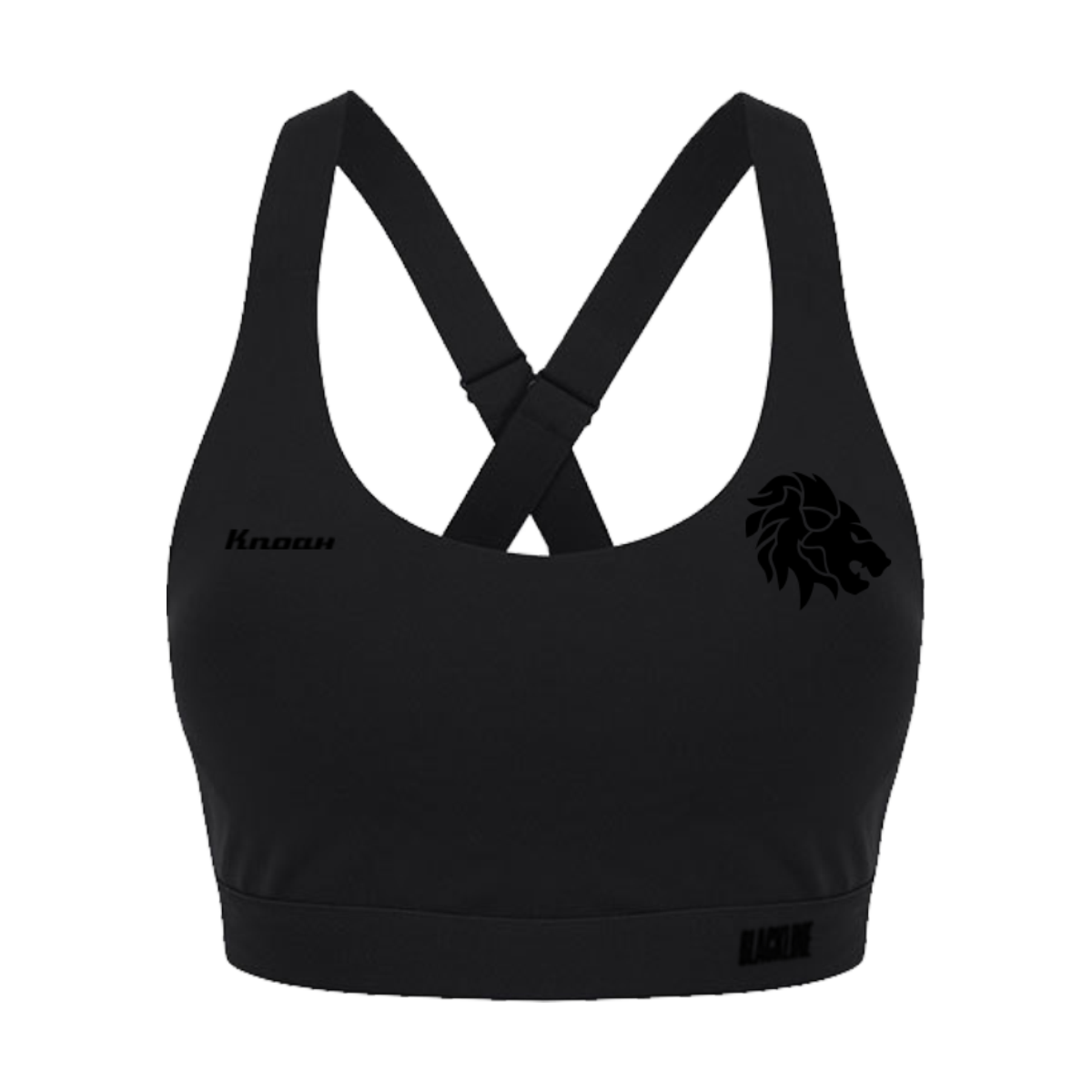 Luzern Lions Fan Blackline Womens Sports Bra
