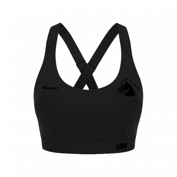 Recklinghausen Chargers Fan Blackline Womens Sports Bra