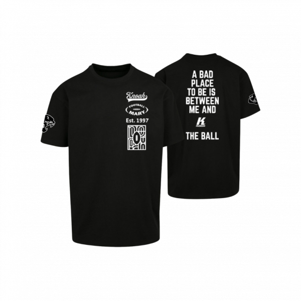 Kornwestheim Cougars Fan Footballmary Oversize Tee "Bad Place to be"