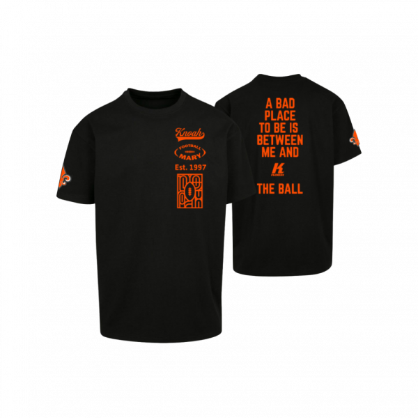 Saarlouis Saints Fan Footballmary Oversize Tee "Bad Place to be"